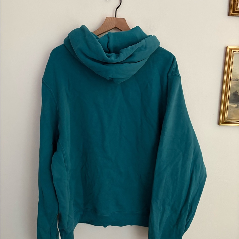 Madhappy Burst Hoodie Green Teal Fleece-Lined Lounge Chic Hoodie Womens XXL EUC - Picture 5 of 7